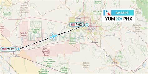 american airlines flights to yuma.